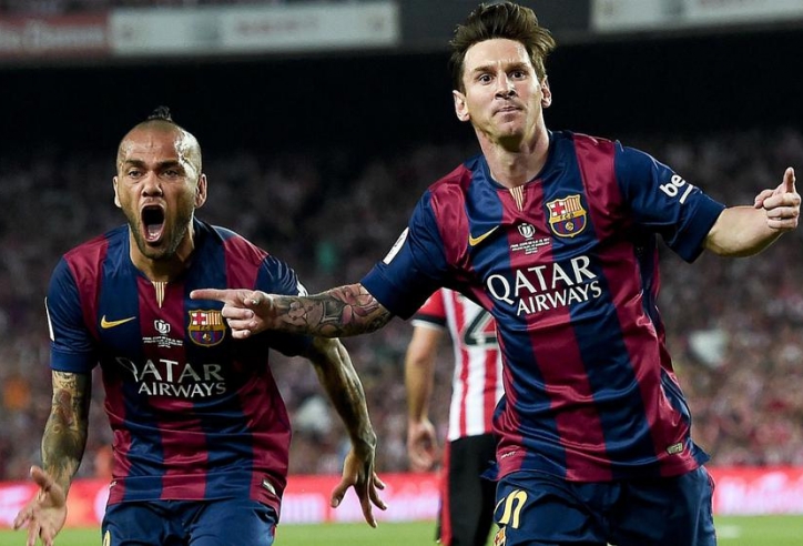 VIDEO: Messi và Alves đã ăn ý thế nào trong thời đỉnh cao của tiki-taka?