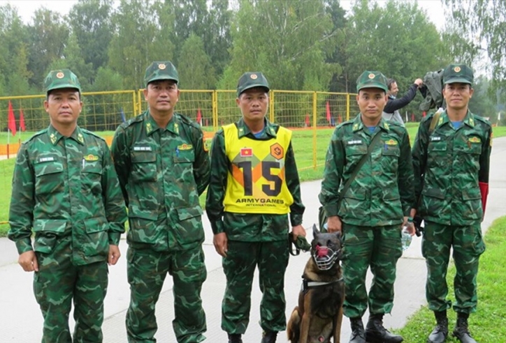 ĐT Huấn luyện chó nghiệp vụ giành kết quả đáng khen tại Army Games 2020