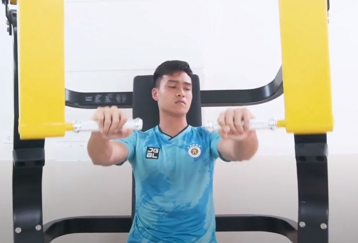 VIDEO: CLB Hà Nội tập thể lực cường độ cao chuẩn bị cho ngày trở lại