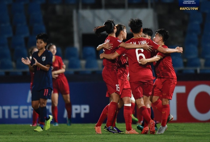 Việt Nam thắng thuyết phục Thái Lan ở VCK nữ U19 châu Á