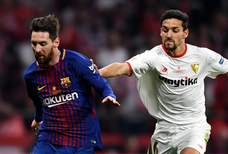 Messi lập hat-trick, Barca ngược dòng trên sân của Sevilla