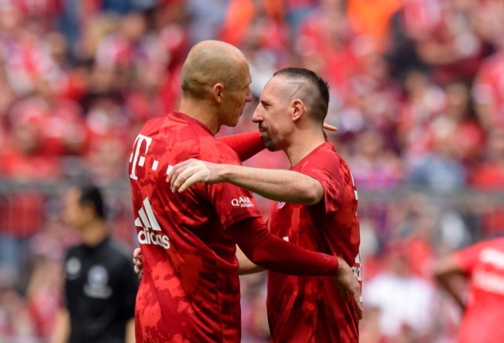 Ribery và Robben nghẹn ngào trong ngày chia tay Bayern Munich