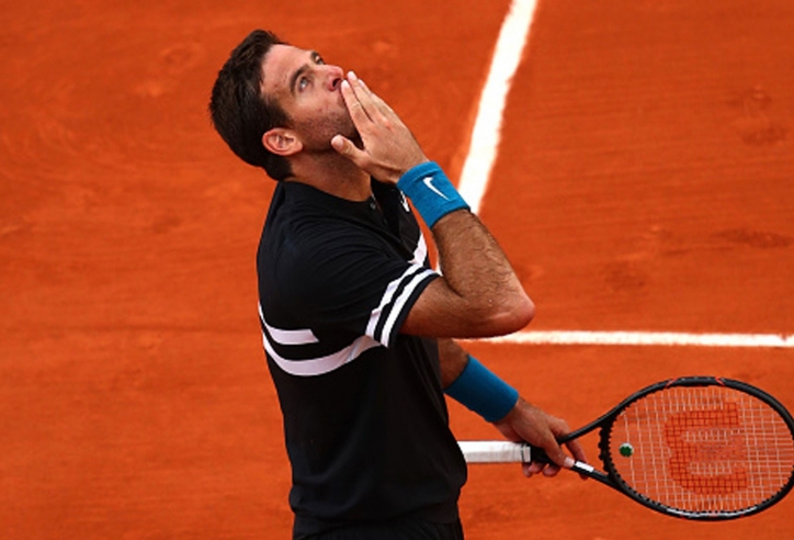 Kết quả vòng 2 Roland Garros: Del Potro vất vả đi tiếp