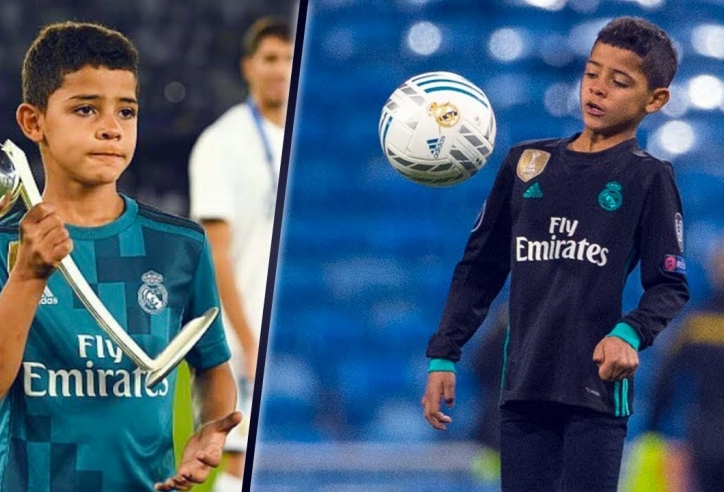 Ghi 56 bàn sau 35 trận, con trai Ronaldo được CLB cũ của cha theo đuổi