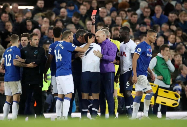 Son bị đuổi, Everton hòa Tottenham trong trận cầu hơn 100 phút