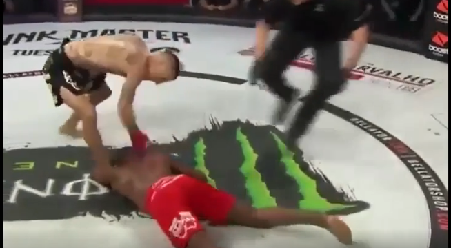 VIDEO: Võ sĩ MMA đánh gục đối thủ bằng tuyệt chiêu của Diệp Vấn