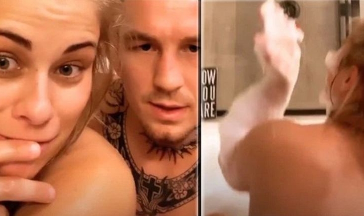 VIDEO: Mỹ nữ UFC phát trực tiếp khi tắm cùng bạn trai