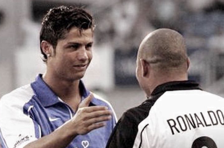 Lần duy nhất Cristiano Ronaldo đối đầu Ronaldo 'béo'