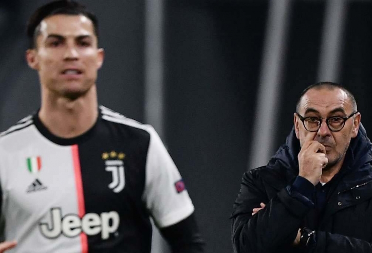 HLV Sarri chỉ đích danh Ronaldo đá kém khiến Juventus mất cúp