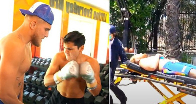 Youtuber nổi tiếng đứng im cho siêu sao boxing đấm nhập viện