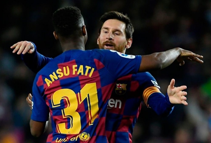 Sao trẻ Barca biết ơn Messi