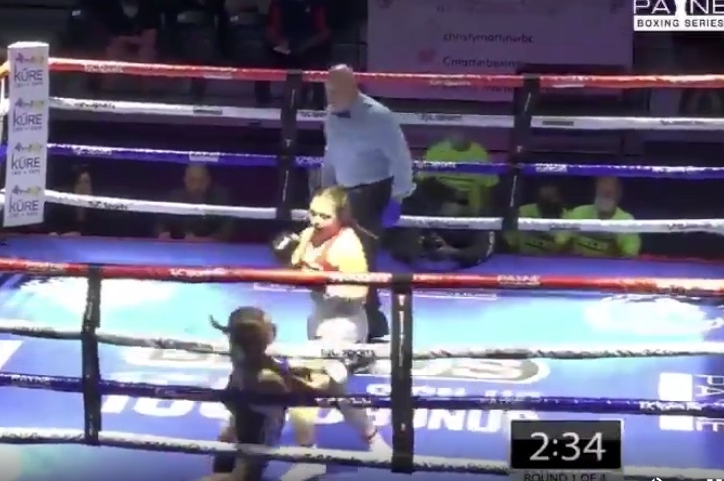 VIDEO: Nữ võ sĩ tung 2 đấm hạ knock-out đối thủ sau 26 giây