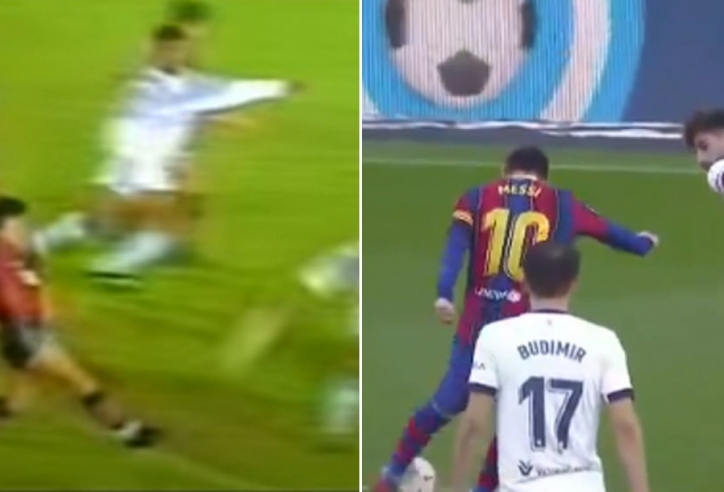 VIDEO: Messi ghi bàn thắng giống hệt Maradona 27 năm trước