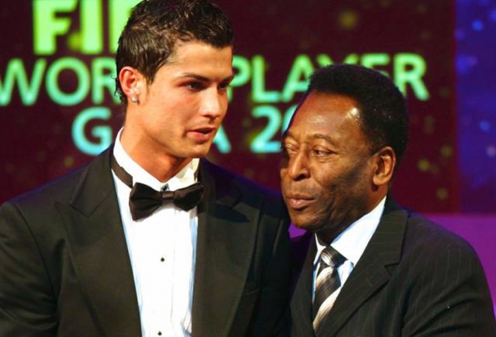 Pele phản ứng sau khi bị tố phủ nhận kỷ lục của Ronaldo