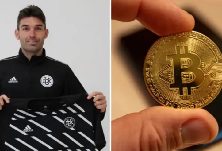 Cầu thủ đầu tiên trên thế giới được mua bằng bitcoin