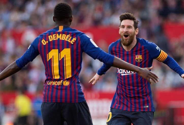 Messi tỏa sáng giúp Barca chiếm ngôi nhì bảng La Liga