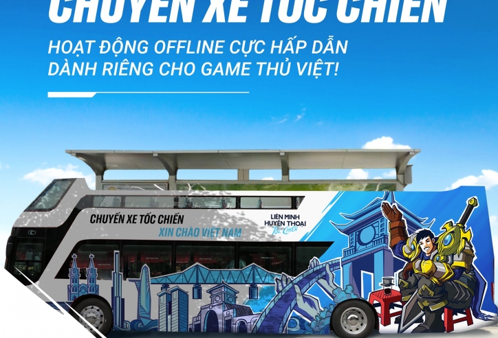 Chuyến xe của LMHT Tốc Chiến chào đón game thủ Việt