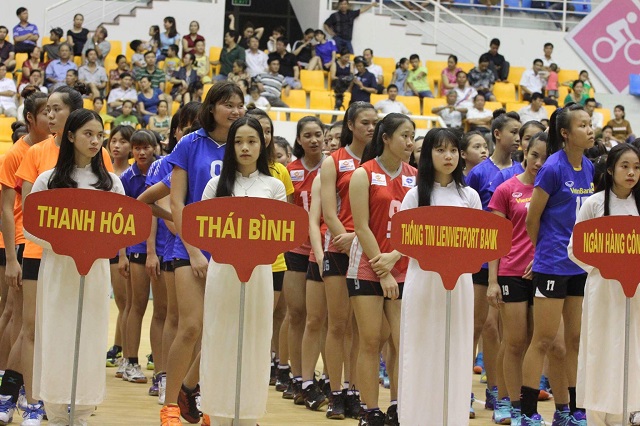 Giải bóng chuyền trẻ toàn quốc khai mạc tại Quảng Trị