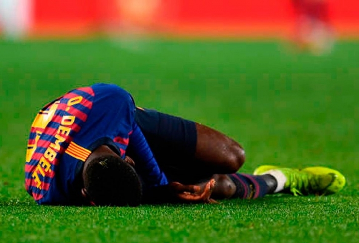 Sao Barca chấn thương hết mùa vì bài tập hồi phục