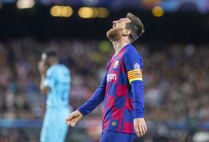 Messi trải qua chuỗi trận 'khô hạn' nhất trong 2000 ngày