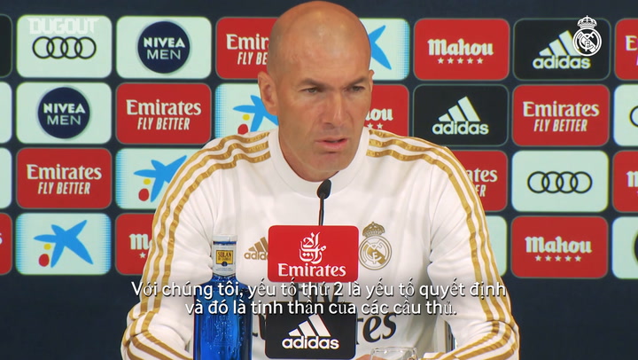 VIDEO: Zidane tiết lộ công thức thắng Siêu kinh điển (Sub Việt)