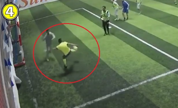 VIDEO: Đỡ bóng trượt, cầu thủ tạo ra pha xử lý khiến Zidane nể phục