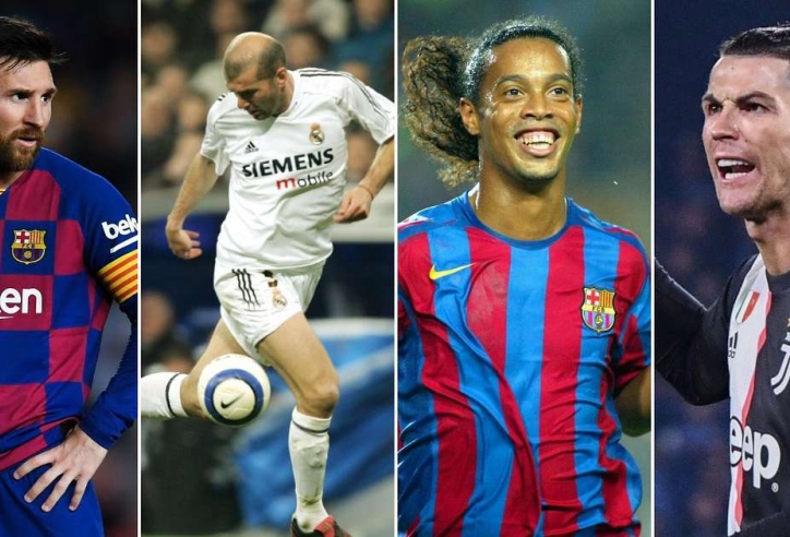50 cầu thủ xuất sắc nhất lịch sử: Ronaldo, Messi vượt mặt Pele