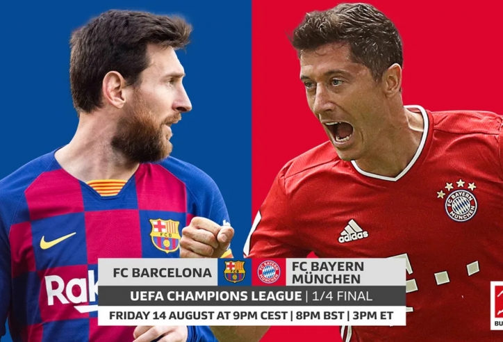 Xem trực tiếp Barca vs Bayern - Tứ kết Cúp C1 ở đâu, kênh nào?