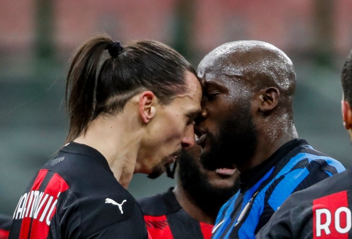 Ibrahimovic xúc phạm, ẩu đả với Lukaku ở derby Milan