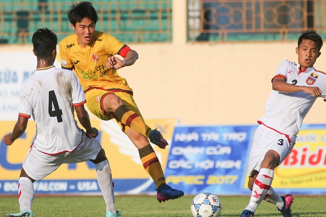 Thất trận trước Gwangju, U19 Myanmar có nguy cơ bị loại