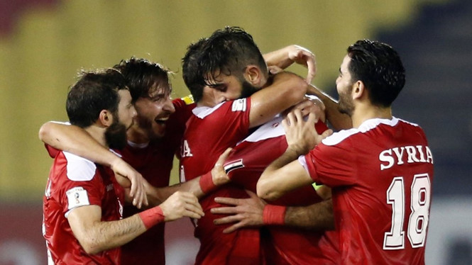 Cầu thủ Syria gặp họa sau khi ghi bàn vào lưới ĐT Trung Quốc