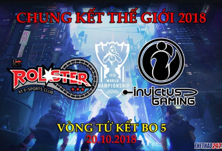 KT Rolster vs Invictus Gaming Ván 1: IG đã dành chiến thắng đầy áp đẩo trước KT