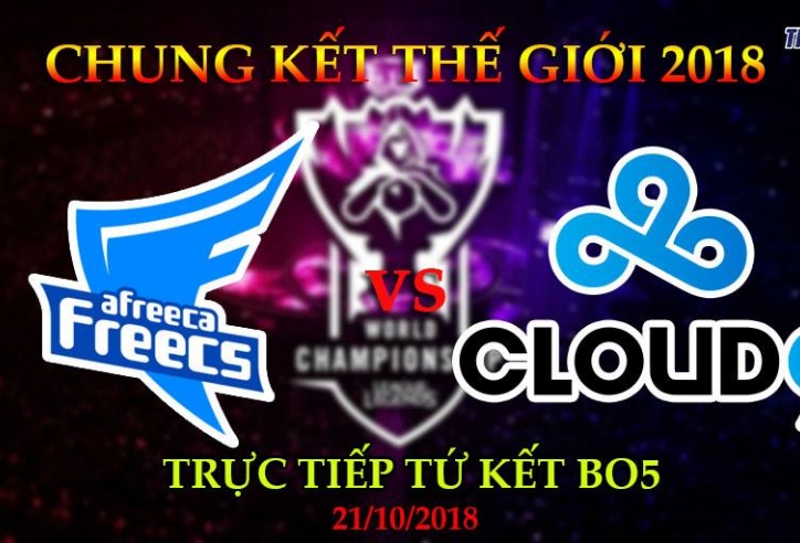 Afreeca Freecs vs Cloud9 ván 2: C9 lật ngược trận đấu đầy kịch tính