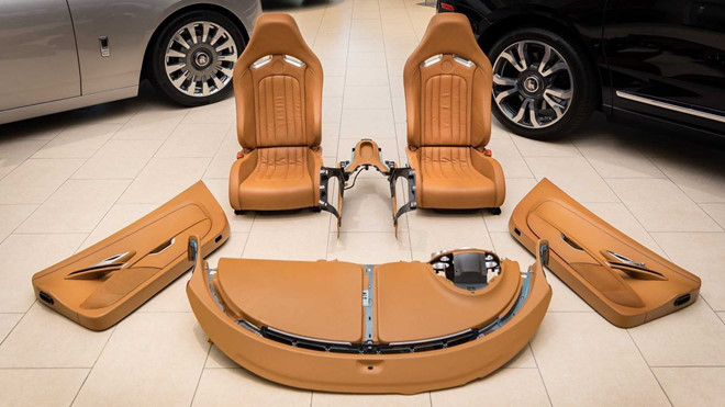 Cận cảnh bộ nội nhất của Bugatti Veyron trị giá 3,5 tỷ đồng