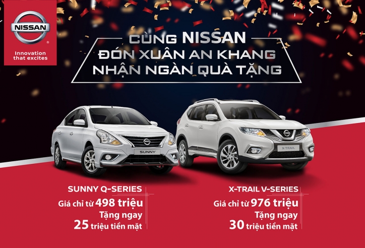 Ô tô Nissan giảm giá mạnh dịp cuối năm