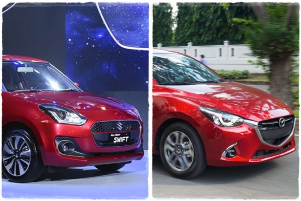 Có 600 triệu đồng, nên chọn Mazda 2 hay Suzuki Swift?