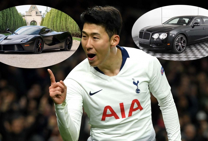Son Heung-min - chàng tiền vệ có thú chơi siêu xe bậc nhất Tottenham