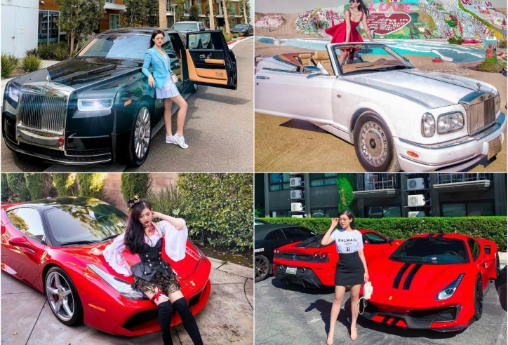 Nữ Rich Kid gốc Việt 'gây sốt' với dàn siêu xe triệu USD là ai?