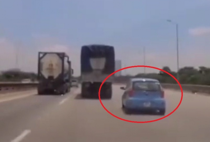 VIDEO: Kia Morning tạt đầu xe tải và cái kết như phim hành động