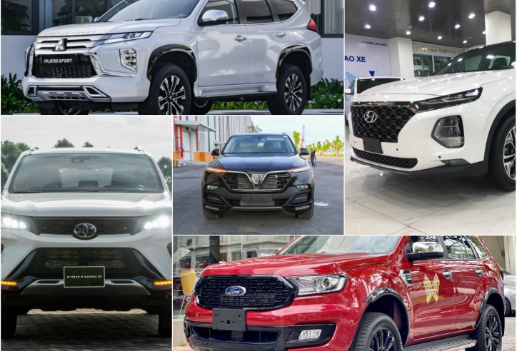 6 mẫu xe SUV 7 chỗ tiết kiệm nhiên liệu nhất Việt Nam: SantaFe dẫn đầu