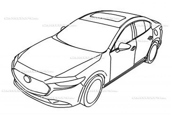 Phác thảo chính thức Mazda 3 2019: thiết kế như xe Châu Âu