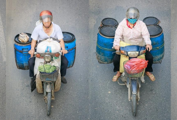 Hài hước hình ảnh giao thông Hà Nội qua góc nhìn của nhiếp ảnh Phạm Thành Long