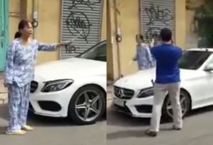 Lời phân trần của người phụ nữ cầm búa đập xe Mercedes-Benz