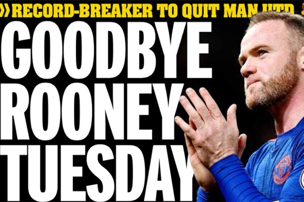 Wayne Rooney đã sẵn sàng rời Manchester United