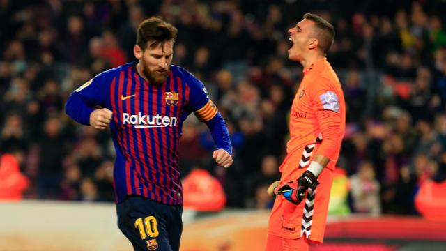 Messi tỏa sáng, Barcelona thắng nhọc Valladolid