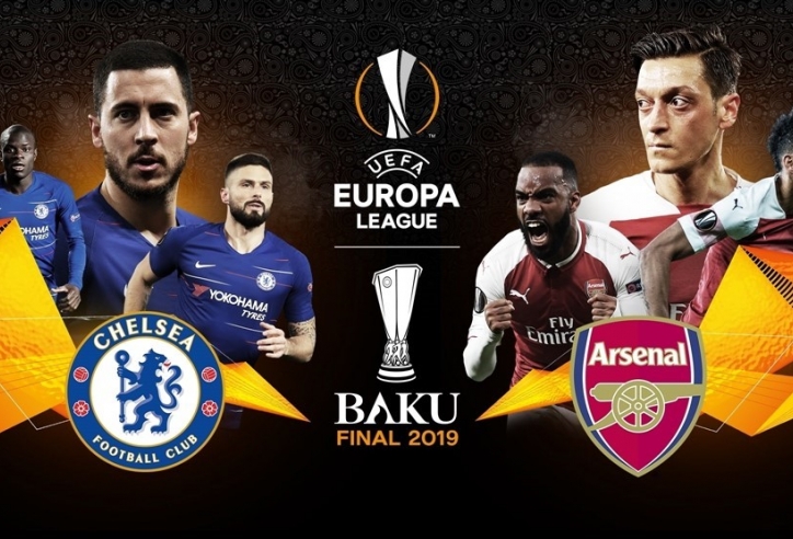 Đội hình dự kiến Chelsea, Arsenal đá chung kết Europa League