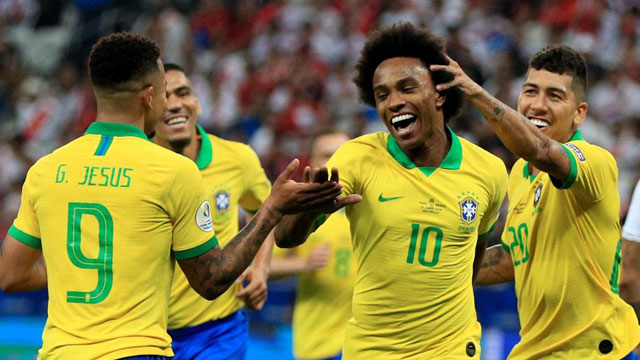Lịch thi đấu Copa America ngày 27/6: Brazil đá tứ kết