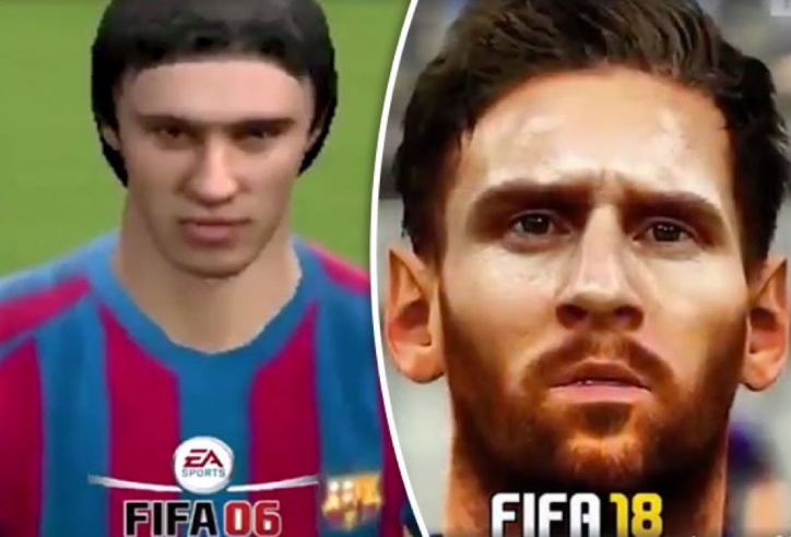 Siêu sao Barcelona Messi xuất hiện trong FIFA 18