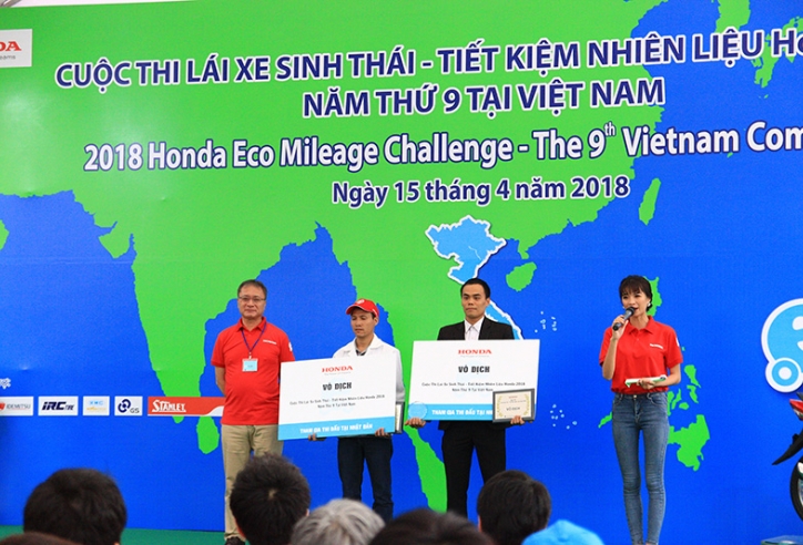 ĐH Công nghiệp Hà Nội xuất sắc giành vị trí Quán quân nhóm I trong cuộc thi Lái xe sinh thái tiết kiệm nhiên liệu 2018