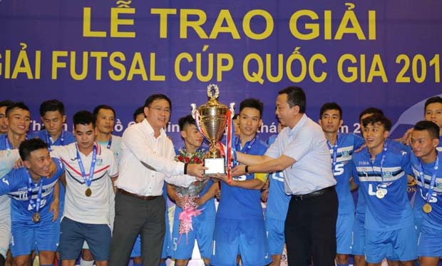 Kết thúc giải Futsal Cúp QG 2016: Thái Sơn Nam trở thành tân vương
